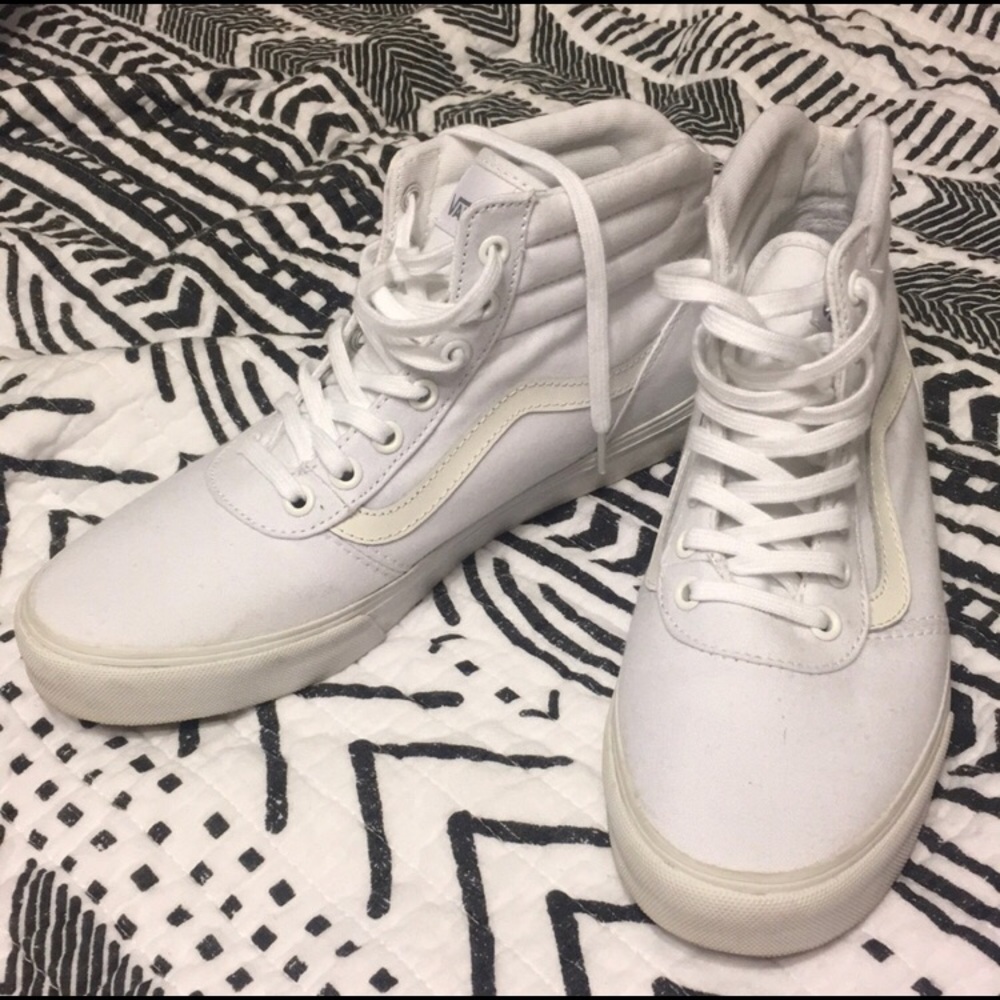 White high top vans